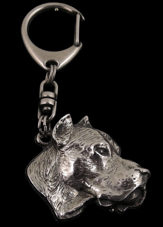 Dogo argentino, llavero perro, llavero, de edición limitada