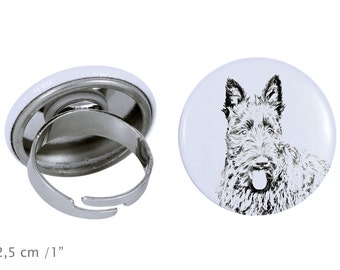 Ring with a dog - Scottish Terrier