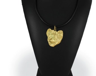 Papillon, millesimal fineness 999, dog necklace, limited edition, ArtDog