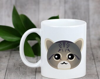 Enjoying a cup with my cat Tabby - a mug with a cute cat