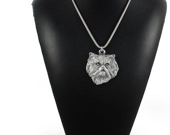 NEW, Persian Cat, cat necklace, silver cord 925, limited edition, ArtDog