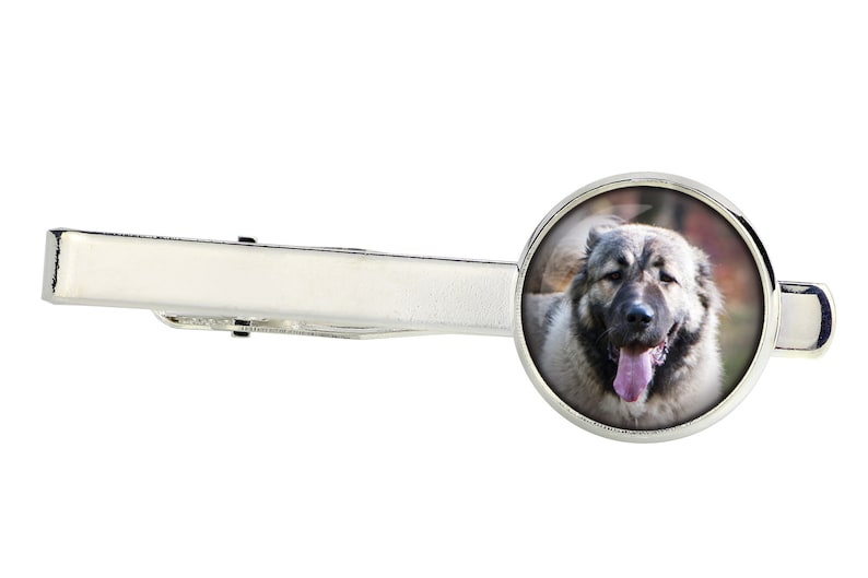 Caucasian Sales Some reservation of SALE items from new works Shepherd Dog. Tie clip Photo lovers. jewellery for dog