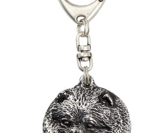 Pomeranian, dog keyring, keychain, limited edition, ArtDog . Dog keyring for dog lovers