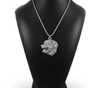 NEW, Bernese Mountain Dog, dog necklace, silver cord 925, limited edition, ArtDog