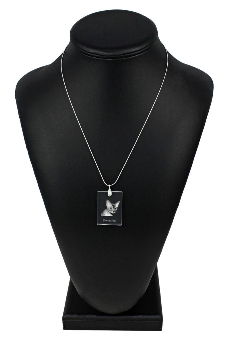 Collection! High Quality Exceptional Gift Devon rex SIlver Necklace 925 cat Crystal Pendant