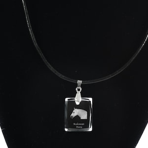 Boulonnais ,  Horse Crystal Necklace, Pendant, High Quality, Exceptional Gift, Collection!