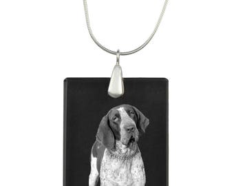 Bracco Italiano,  Dog Crystal Pendant, SIlver Necklace 925, High Quality, Exceptional Gift, Collection!