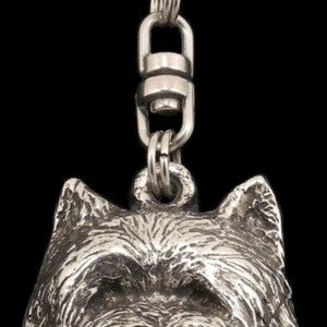 Cairn Terrier (front), dog keyring, keychain, limited edition, ArtDog . Dog keyring for dog lovers