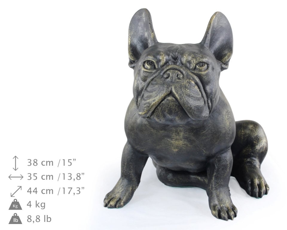 木製オブジェ ブルドック？達 ペット好きに。 フレンチブルドッグ座っ