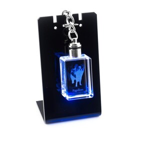 Papillon, Dog Crystal Keyring, Keychain, High Quality, Exceptional Gift . Dog keyring for dog lovers