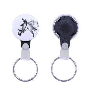 Keyring with a horse - Spanish-Norman horse