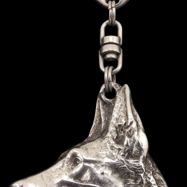 Malinois, dog keyring, keychain, limited edition, ArtDog . Dog keyring for dog lovers