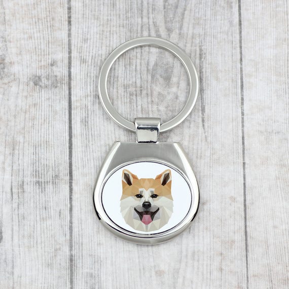 Buy A Key Pendant With a Akita Inu A New Collection With the