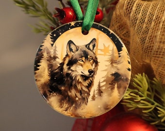 Wolf Christmas Ornament - Call of the Wild