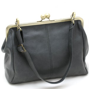 Cuero embrague-cuero bola cierre bolsa-big clutch-clutches-Cross bolso de hombro-bolso-bolso de cuero-bolso-hombro bolsa-único embrague-embrague