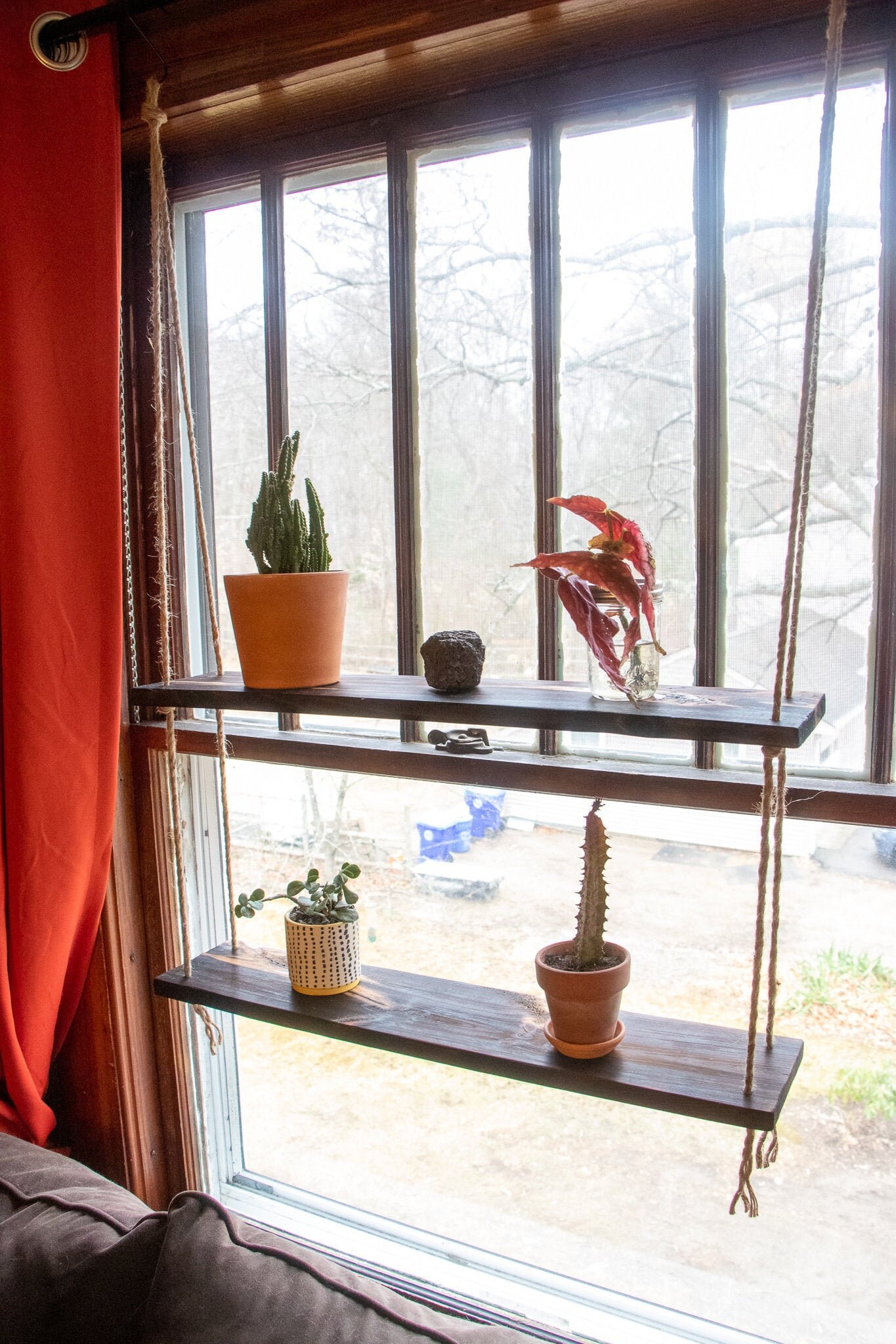 23 Tier Floating Shelveswooden Window Shelvesmultiple Size Etsy UK