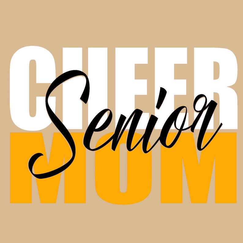 Download Senior Cheer Mom Knockout SVG file design digital file ...