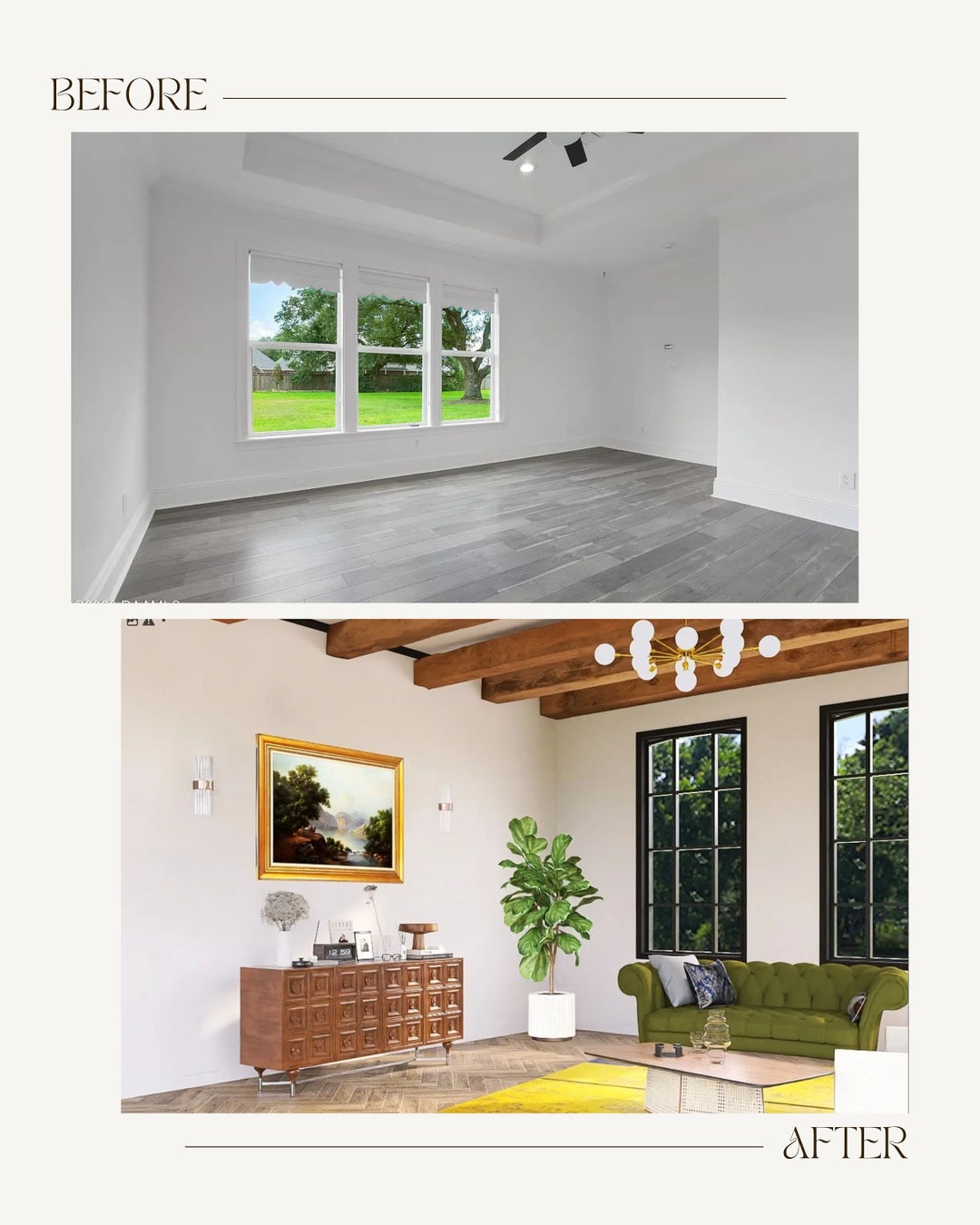 Custom Digital Interior Design, Renovation Rendering, Professional ...