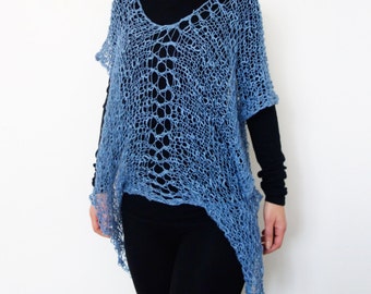 Knitting PATTERN - Butterfly See-through Shoulders Coverup