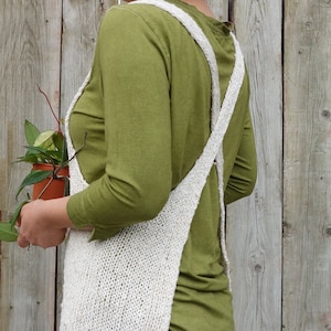 Knitting PATTERN: Japanese Pinafore Apron - Beginner Knitwear (PDF Download)