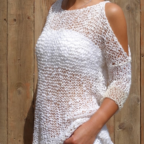 Sweater Knitting PATTERN Foam Top 