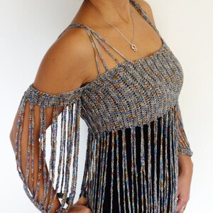 Open back sweater with bralette on sale