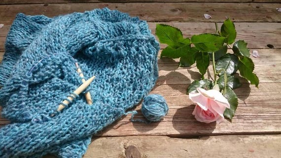 Knitting PATTERN - Lagoon Loose Knit Sweater/ Open Knit