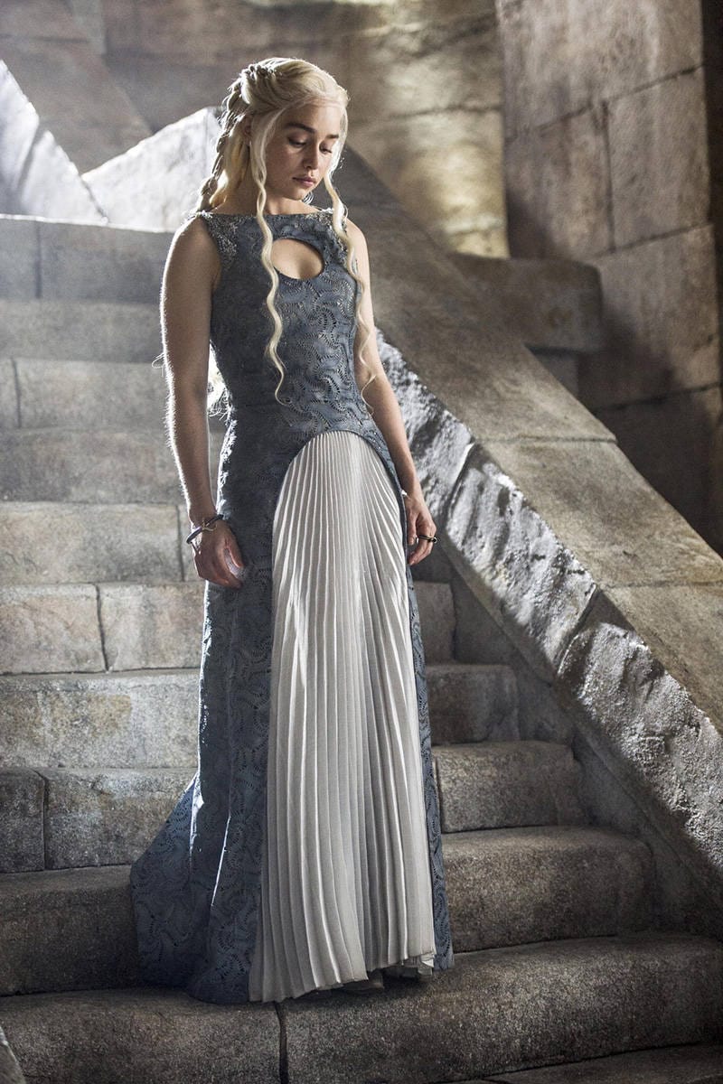 white christmas dresses Custom Made to your size! Inspired by Daenerys Targaryen Blue / white   Mariecosplayshop