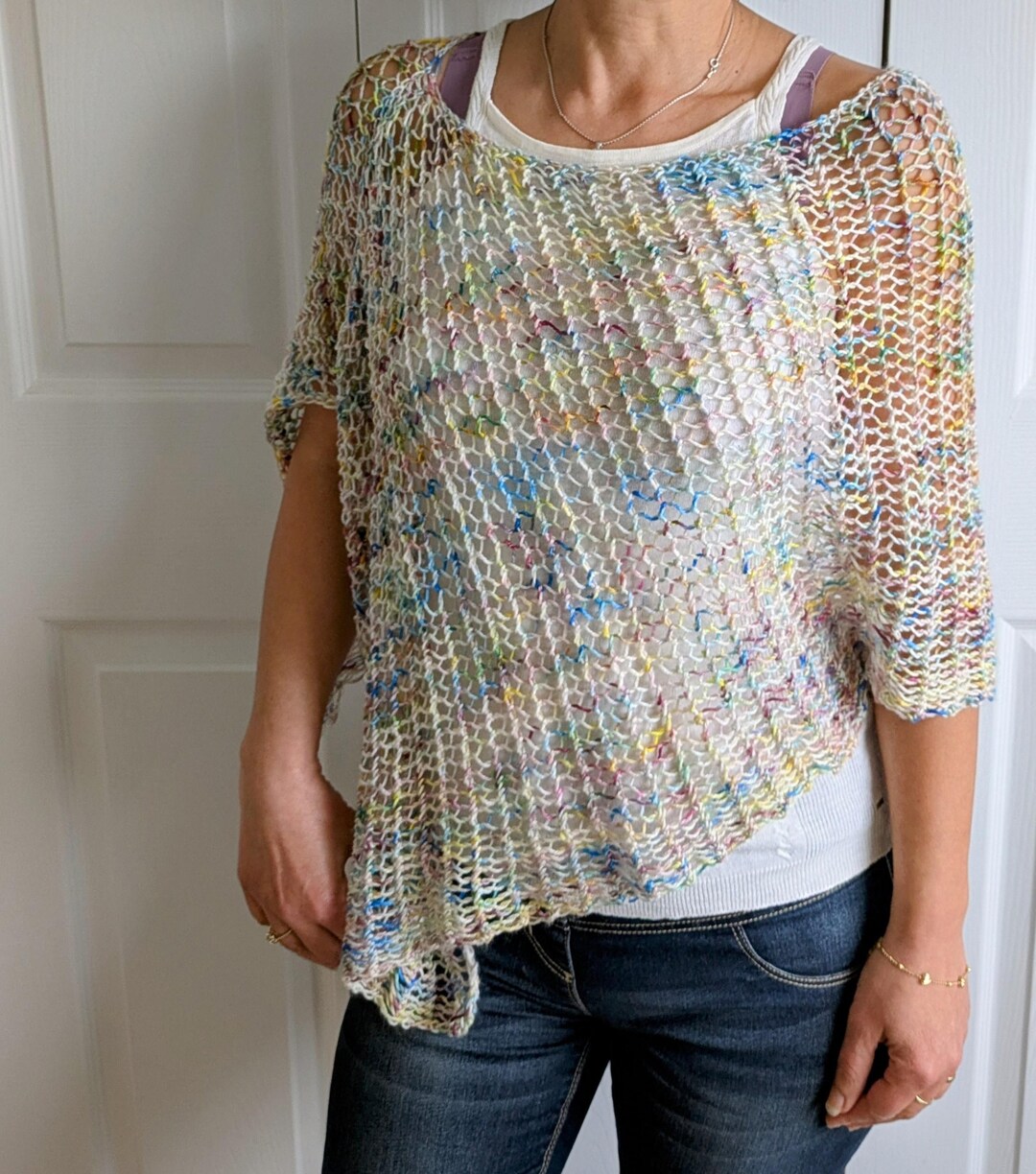 【Eaphi】front hole summer knit Eaphi] front hole summer knit beige - メルカリ