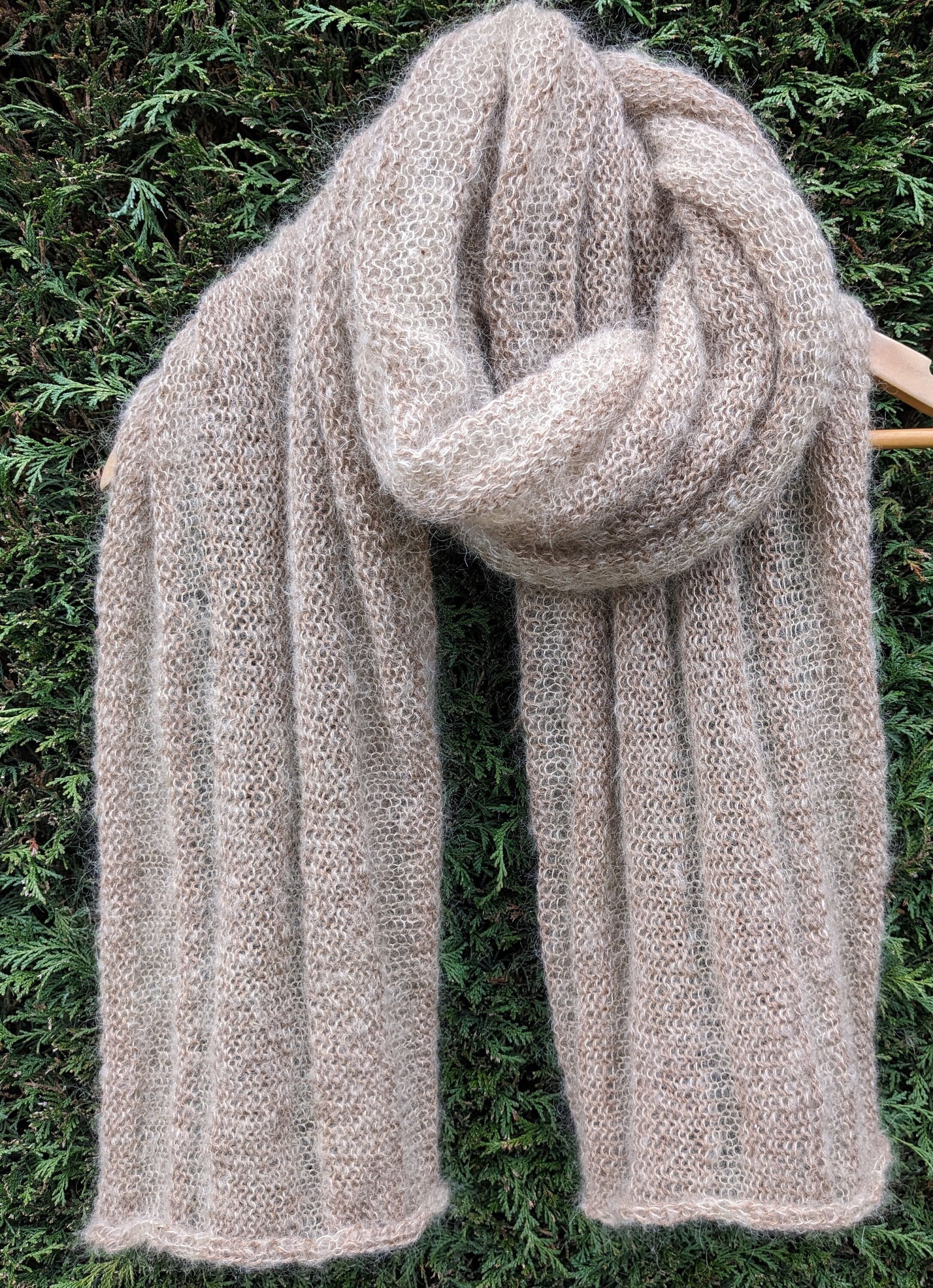 Knitting PATTERN - Dunes Shawl/ Shoulders Coverup/loose Knit Wrap