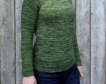 Knitting PATTERN Fern Sweater/handknit 