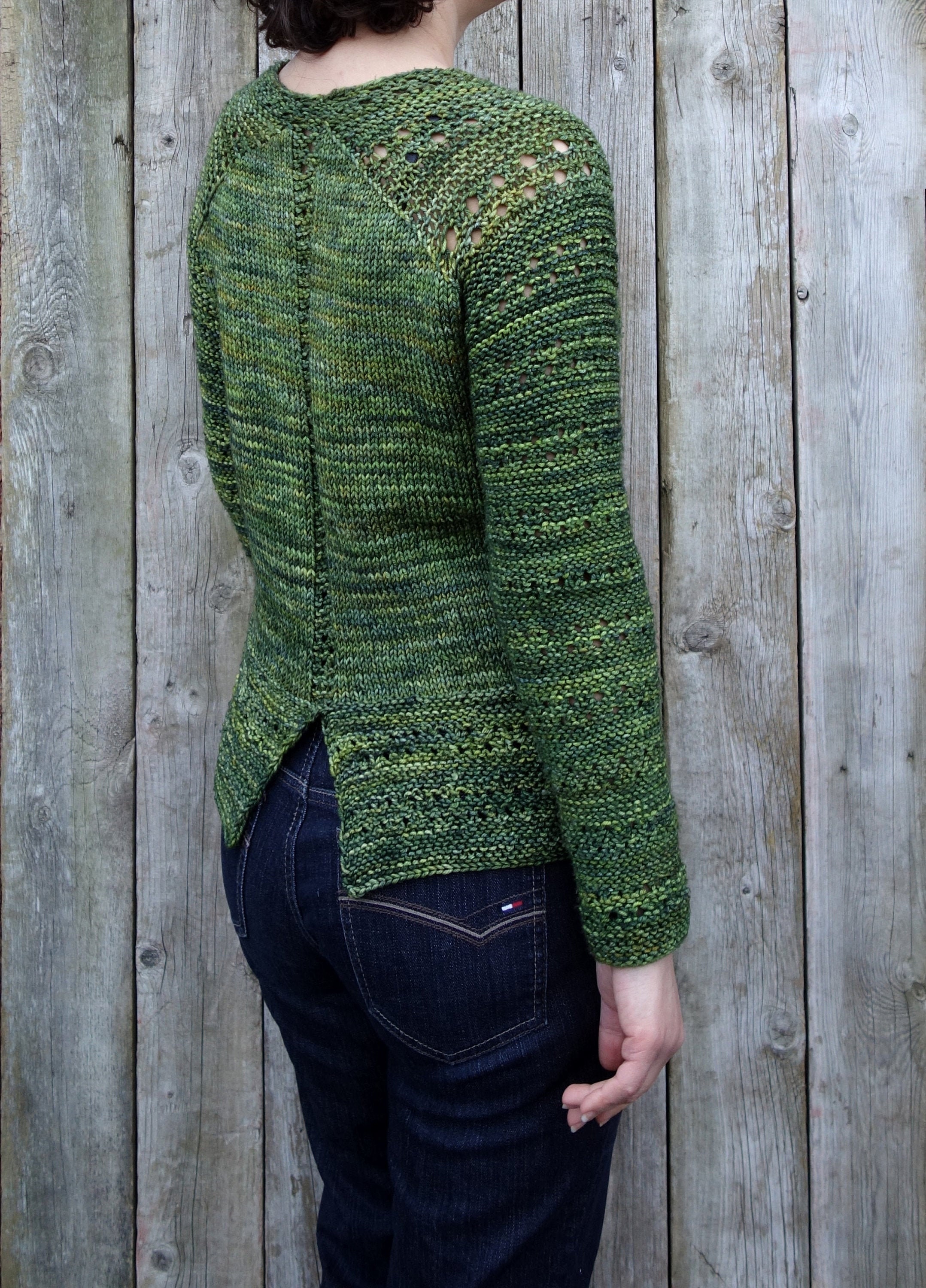 Knitting PATTERN Fern Sweater/handknit Malabrigo Rios Etsy UK