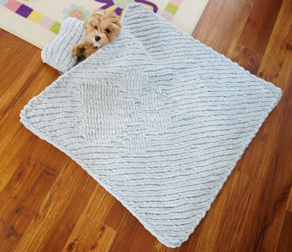 Dog paw print knitting pattern cheap