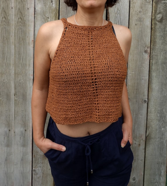 Camiseta crochet tirantes new arrivals