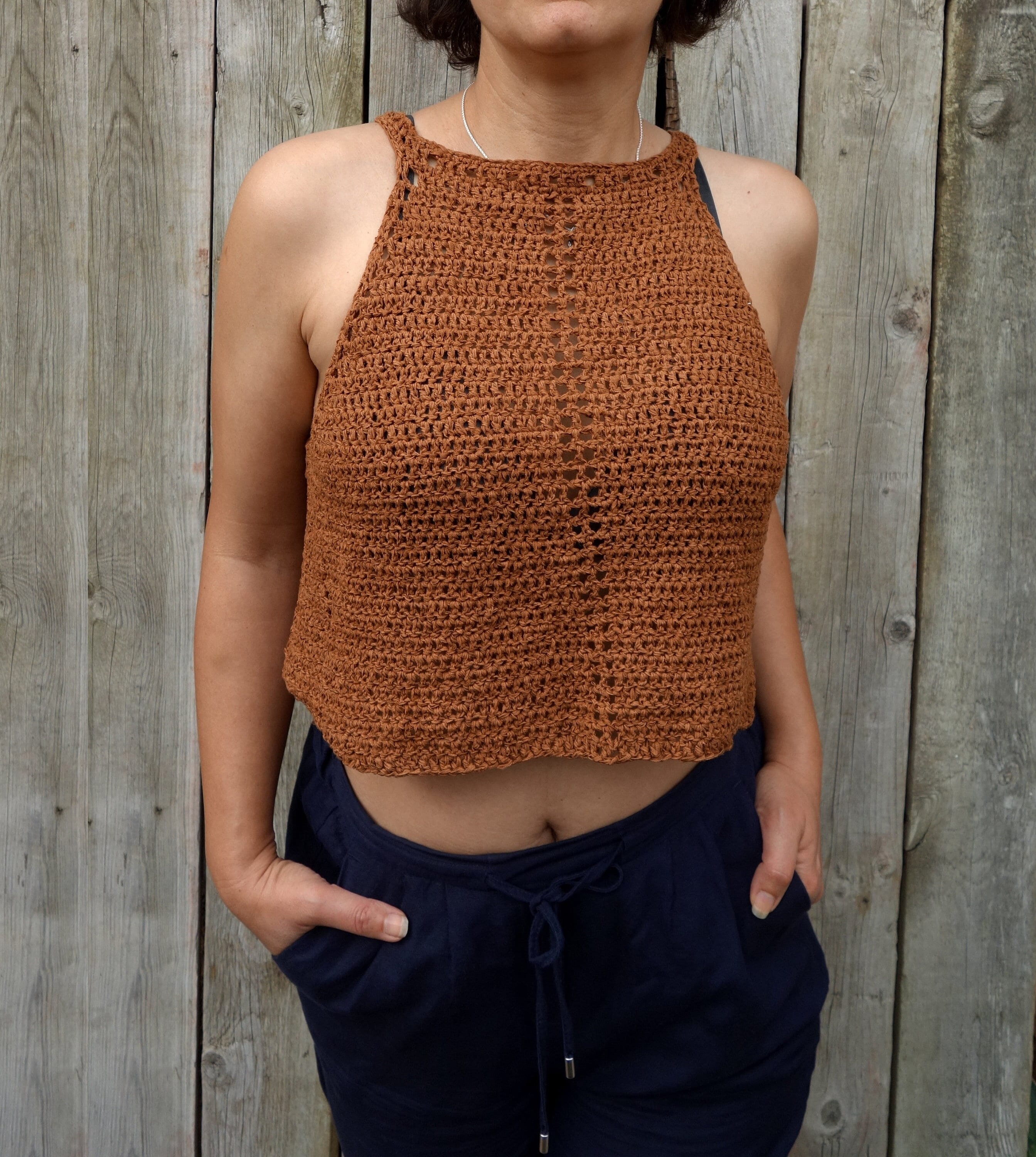 Crochet PATTERN Terracotta Tank Top Boho Summer Crop Top Crochet Strap Tee Bralette Etsy Ireland