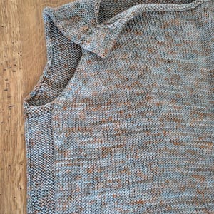 Knitting PATTERN - Patina Tank Top/ 4ply yarn Sleeveless Top/ Knitted Camisole/ Summer Sweater image 9
