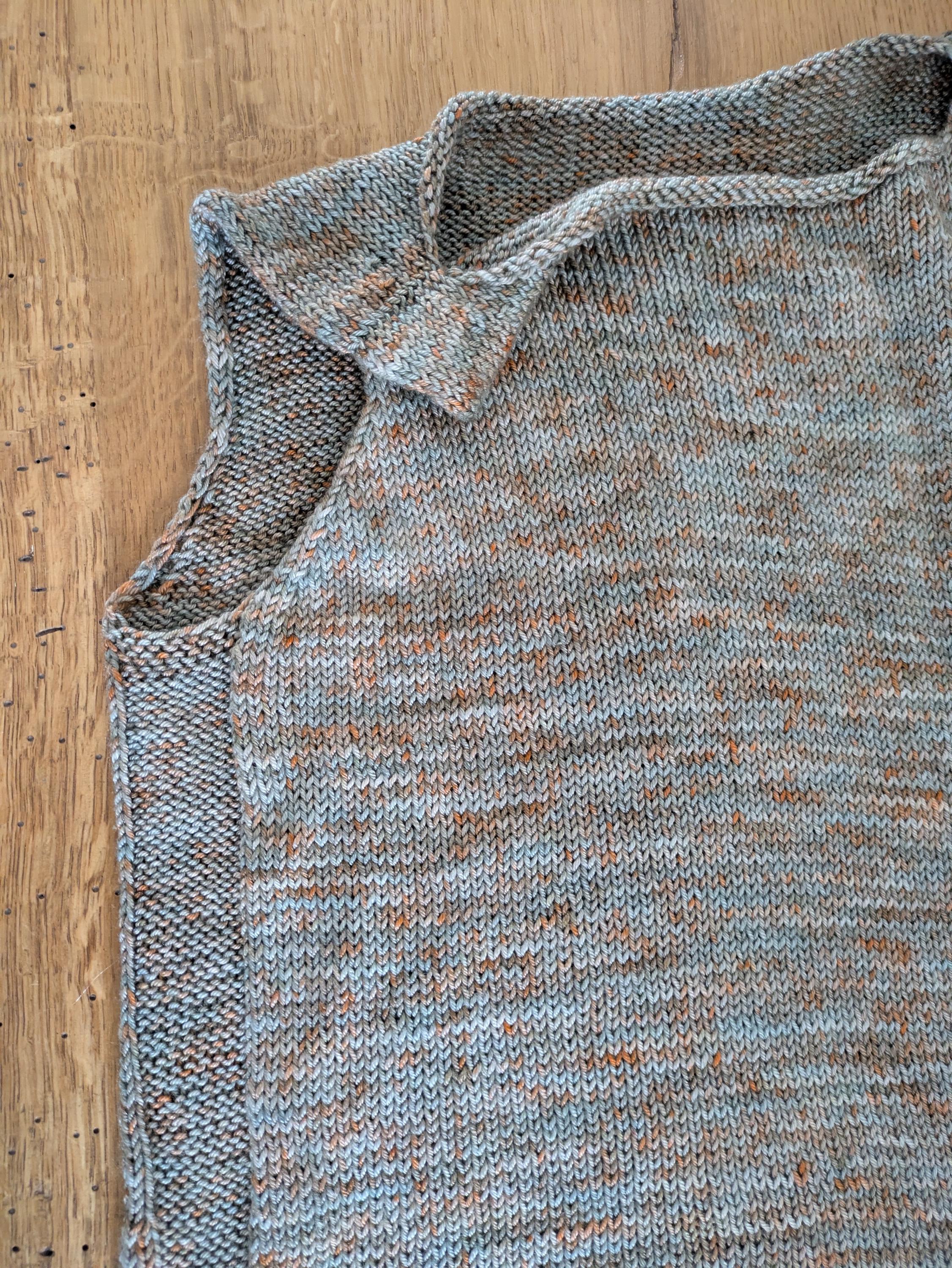 Knitting PATTERN - Patina Tank Top/ 4ply Yarn Sleeveless Top