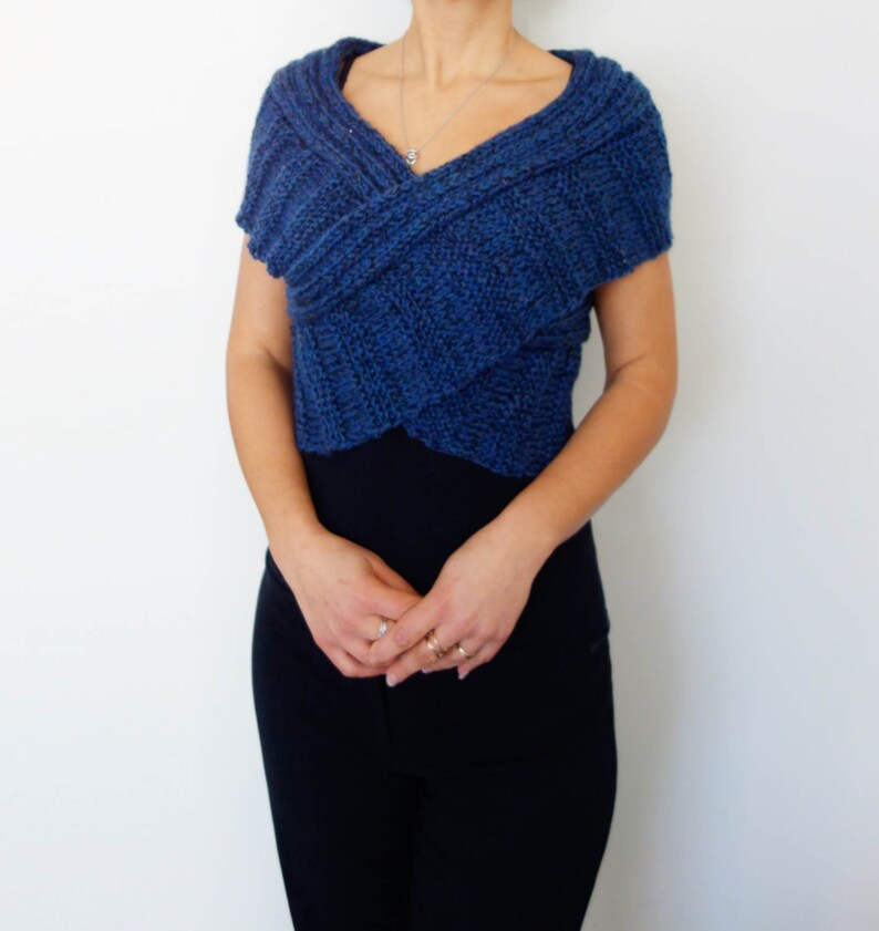 Knitting PATTERN Criss Cross Ribbed Top/Cross Vest/Ribbed Etsy