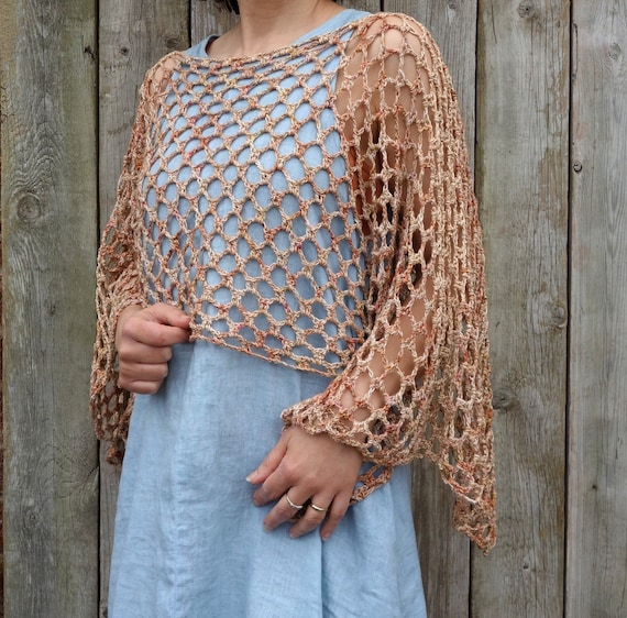 Irene Eyelet Crochet Detail Coverup Irene Eyelet Crochet Detail Coverup