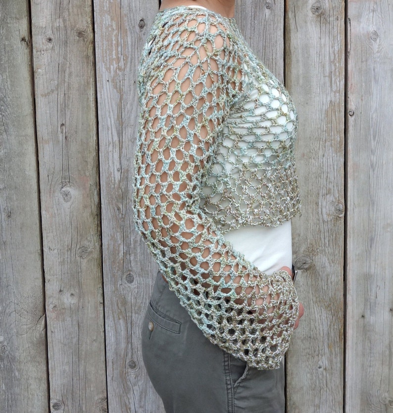 Crochet PATTERN Mermaid Crop Top/ Rustic Shoulders Etsy