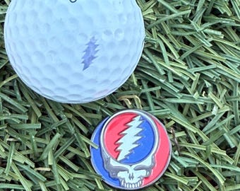 Dead Golf Ball Marker Magnetic Hat Clip for Golf - Gift for Golf Fan - Gift for Head - Steal Your Fade - Custom Golf Accessories