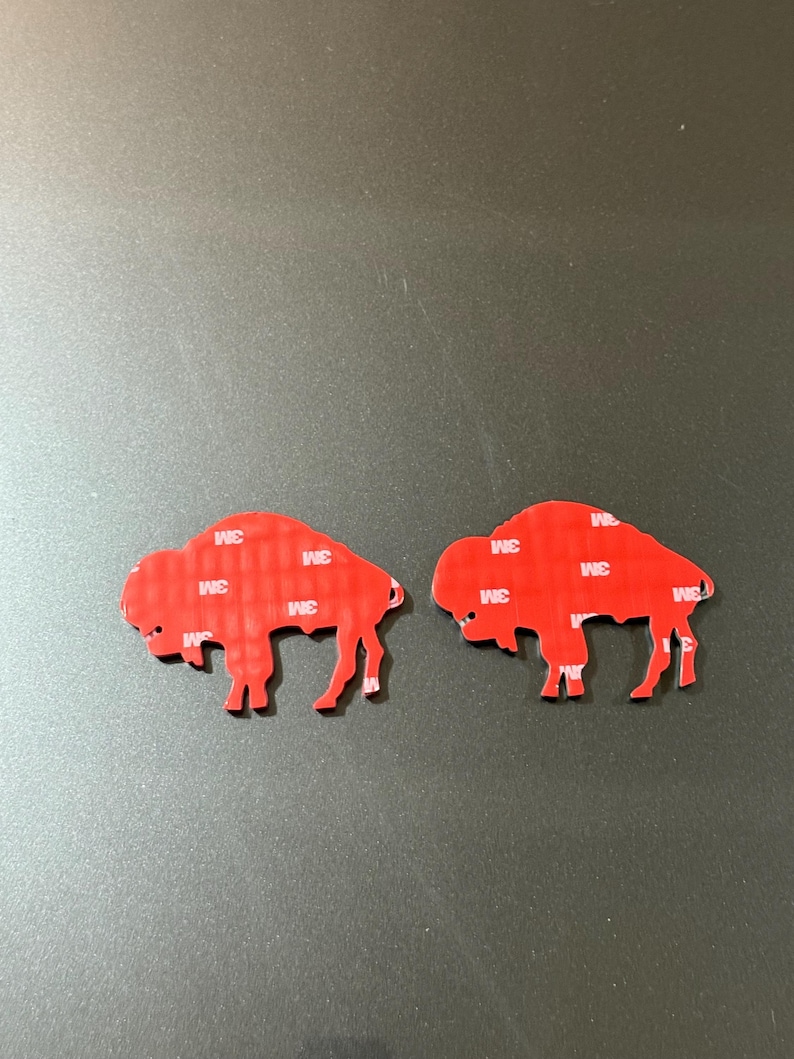 Buffalo Car Emblem 3M – Buffalo Football Decal - Easy Peel Stick 3M ...