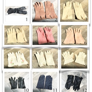 Vintage Gloves Circa 1920&#39;s - 1960&#39;s VERY SMALL!