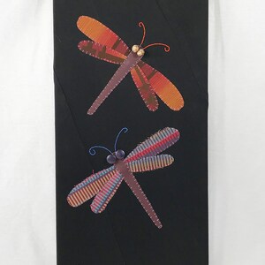 2 Dragonflies #6 Handmade Original Art