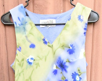 Vintage 90's Sundress Floral Print Size Small