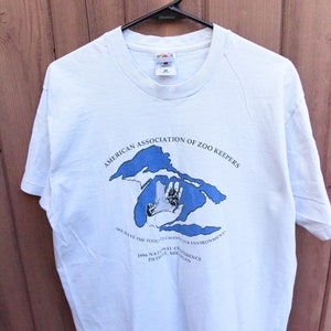Vintage Zoo Keepers Single Stitch 90's Size L