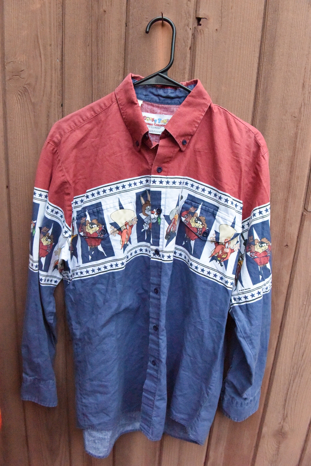 Chemise à bouton-pression western vintage « Silver Collection » Karman - Moyenne - France