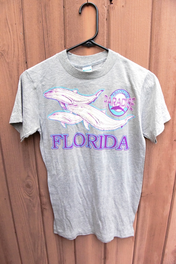 Rare Florida Dolphin Vintage Single Stitch 80s 90s