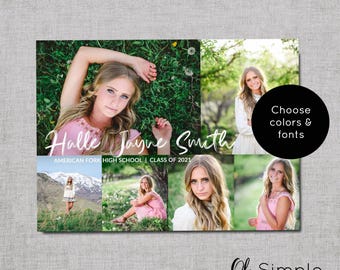 Graduation Announcement for Class of 2026, Photo Graduation Ceremony Invitation, College Grad Invite