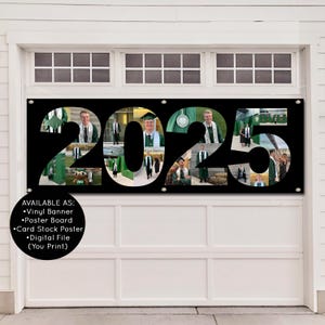 Photo Collage Graduation Banner, 2026 Graduation Poster, Graduation Party Decorations